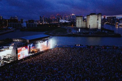 20,000-capacity stage at Silverworks Island to show England World Cup match