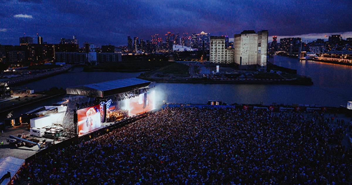 20,000-capacity stage at Silverworks Island to show England World Cup match