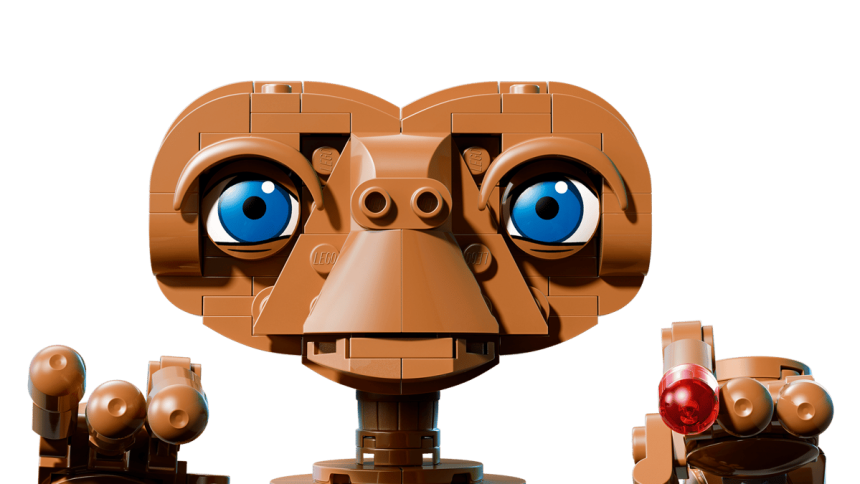 LEGO Announces E.T. the Extra-Terrestrial Figure That’s Roughly Quarter Life Size