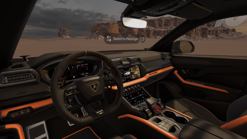 Lamborghini’s Apple Vision Pro App Reimagines the Showroom at Home