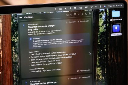This free Mac app reveals the truth about your mystery USB-C cables