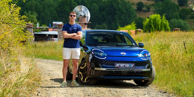 2026 Nissan Micra EV 52 kWh real life range test with 18-inch wheels and summer tires