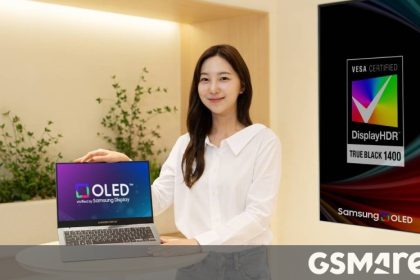 Samsung unveils tandem OLED display for laptops that can reach 1,600 nits peak brightness