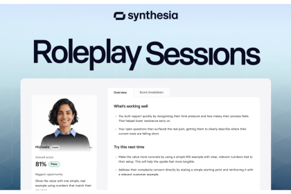 Synthesia’s AI training platform is moving beyond videos into live coaching