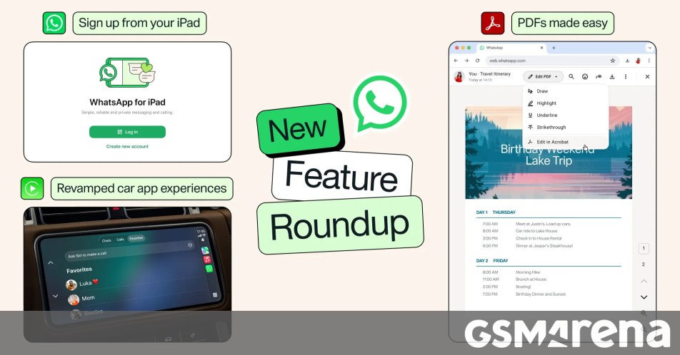 WhatsApp update brings account creation on the iPad