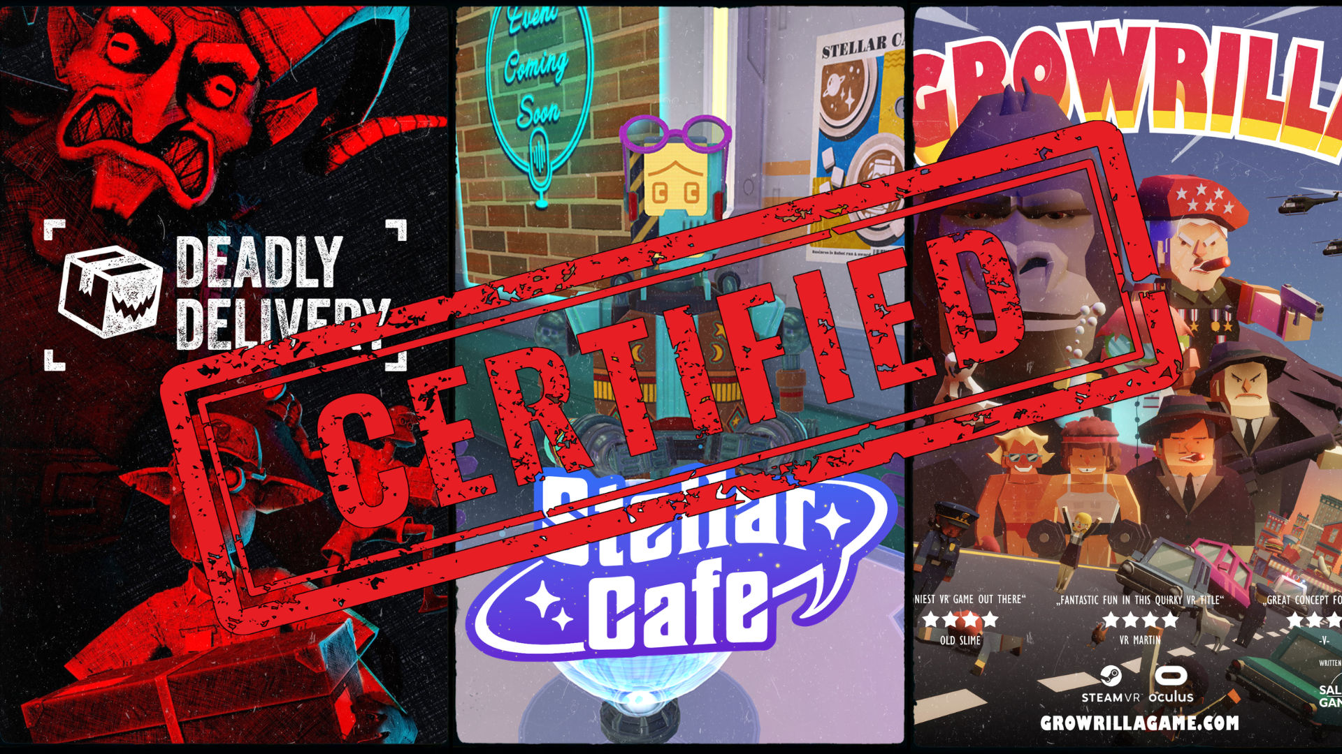 Three More VR Games Get "Great On Frame" Certified By Valve