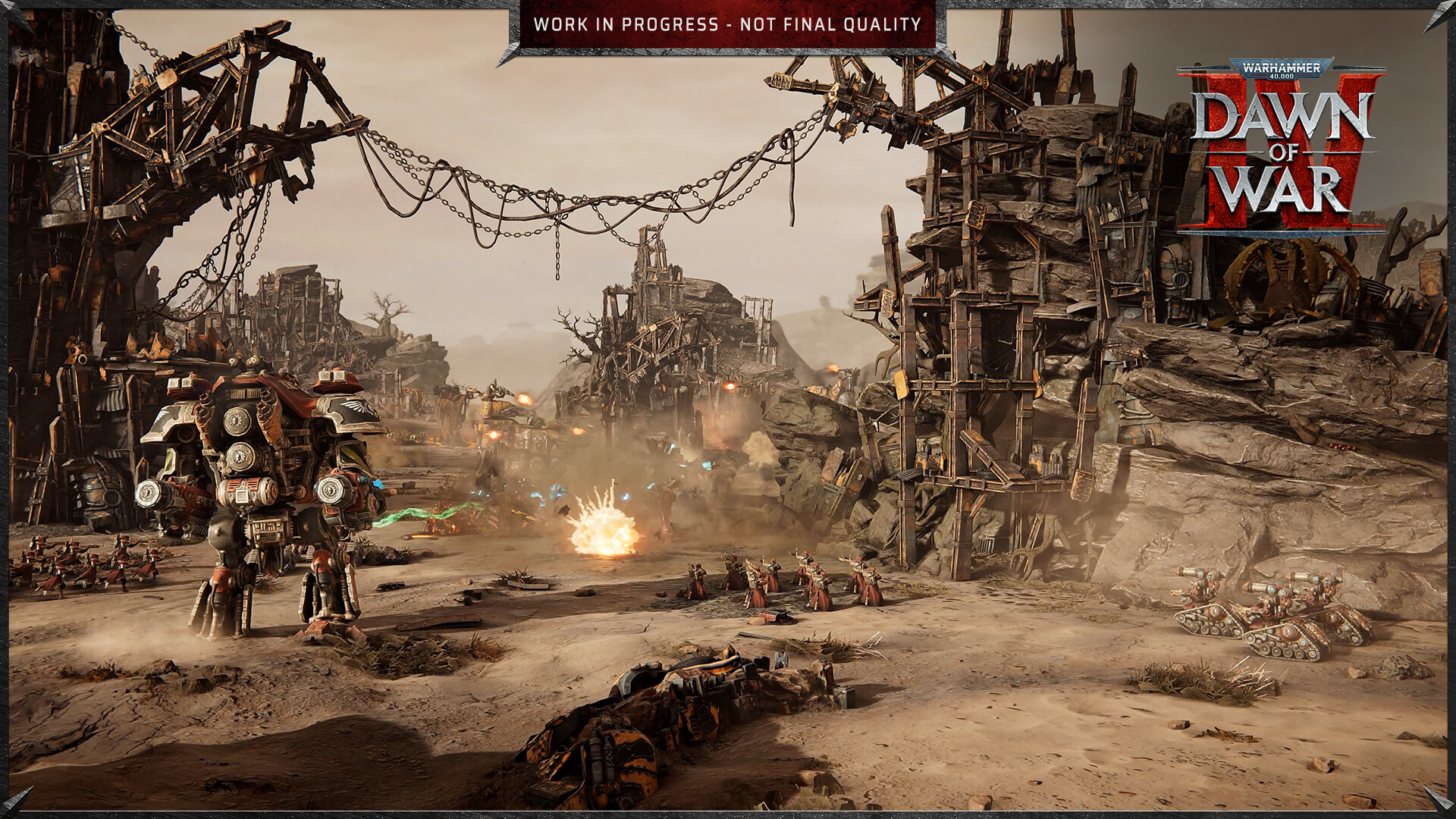 Warhammer 40,000: Dawn of War 4 Drops Deep Dive Into Multiplayer With Space Marines vs. Orks