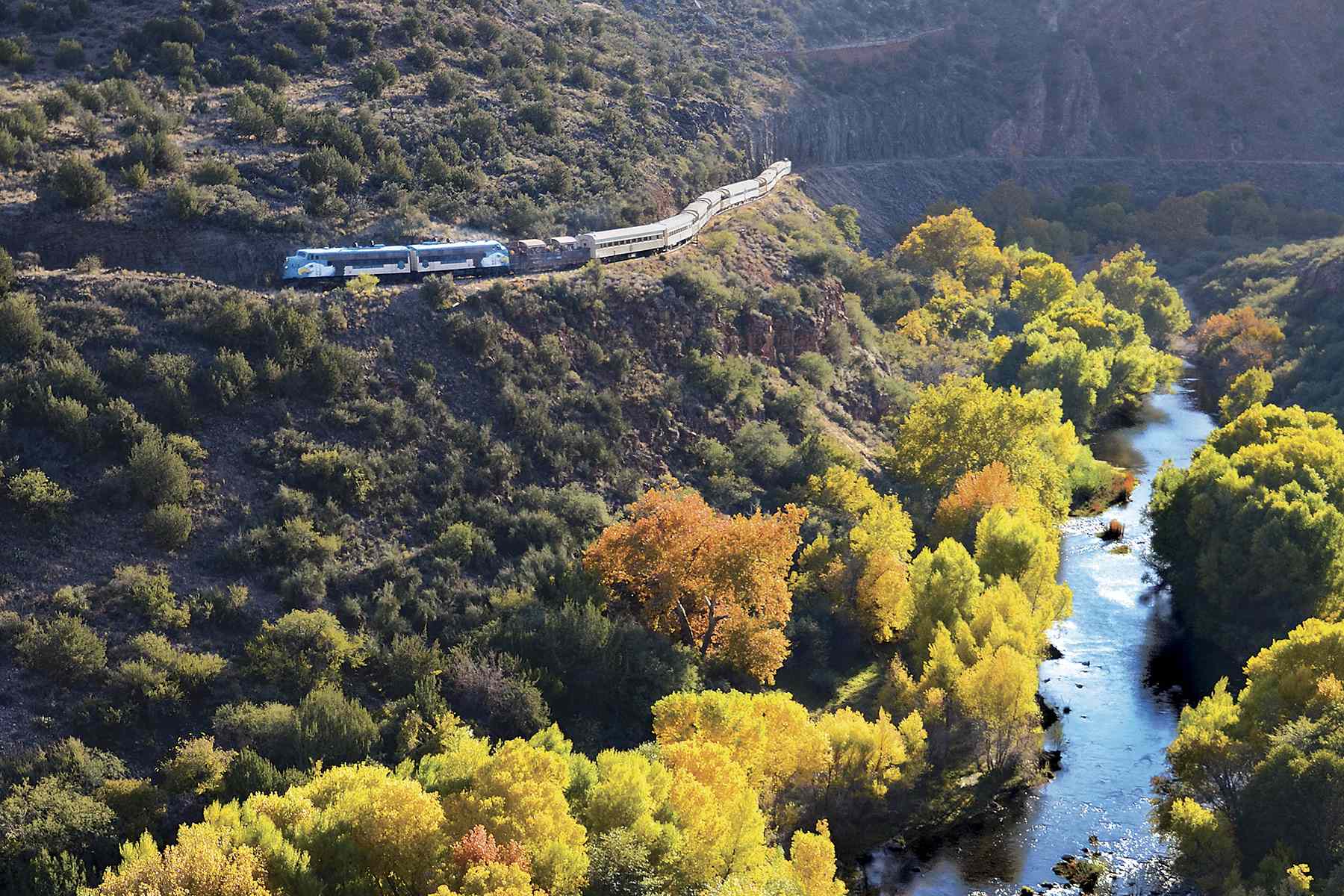 This 4-hour Arizona Train Ride Showcases Red Rock Canyons and Historic Ruins