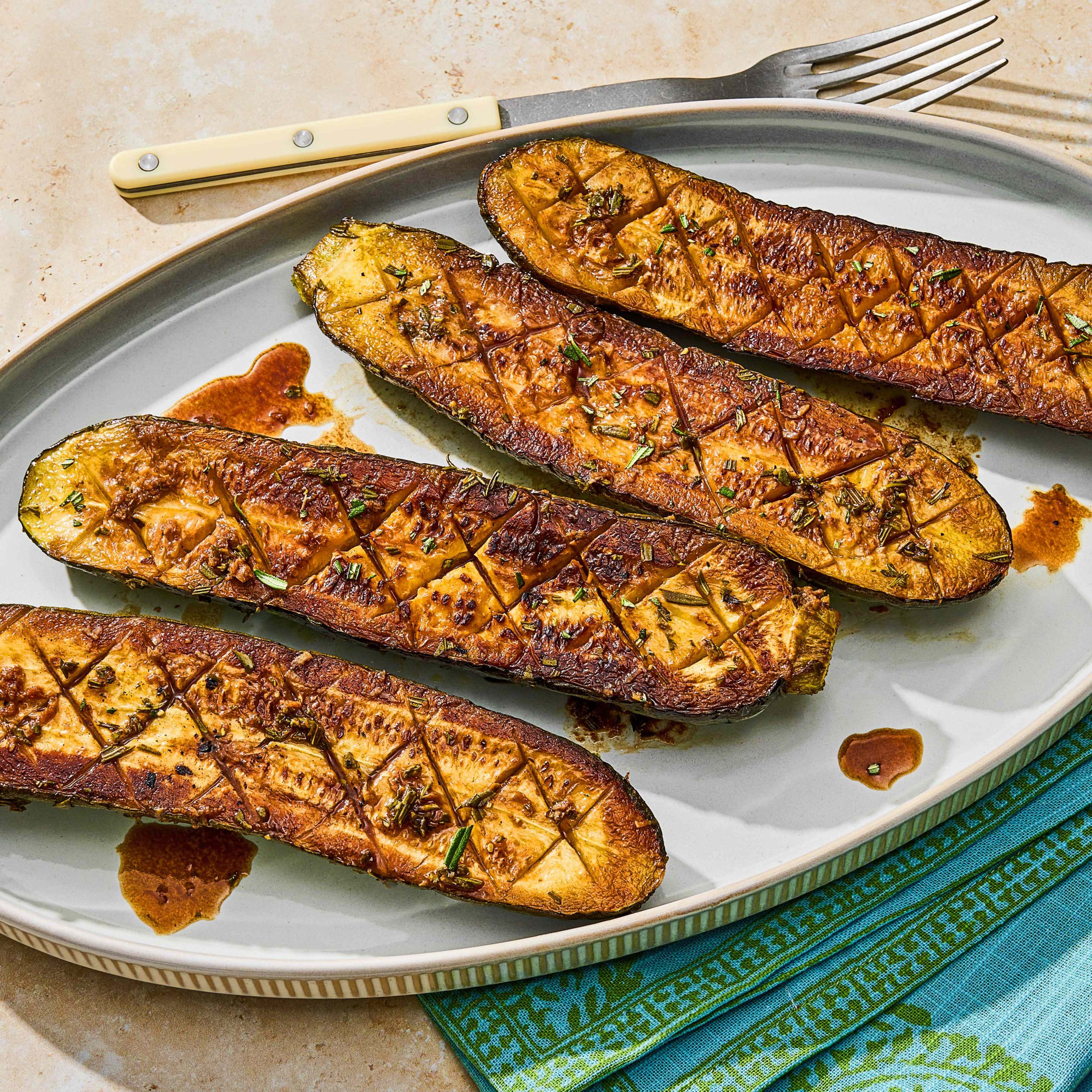 Balsamic-Rosemary Melting Zucchini Is a Diabetes-Friendly Side