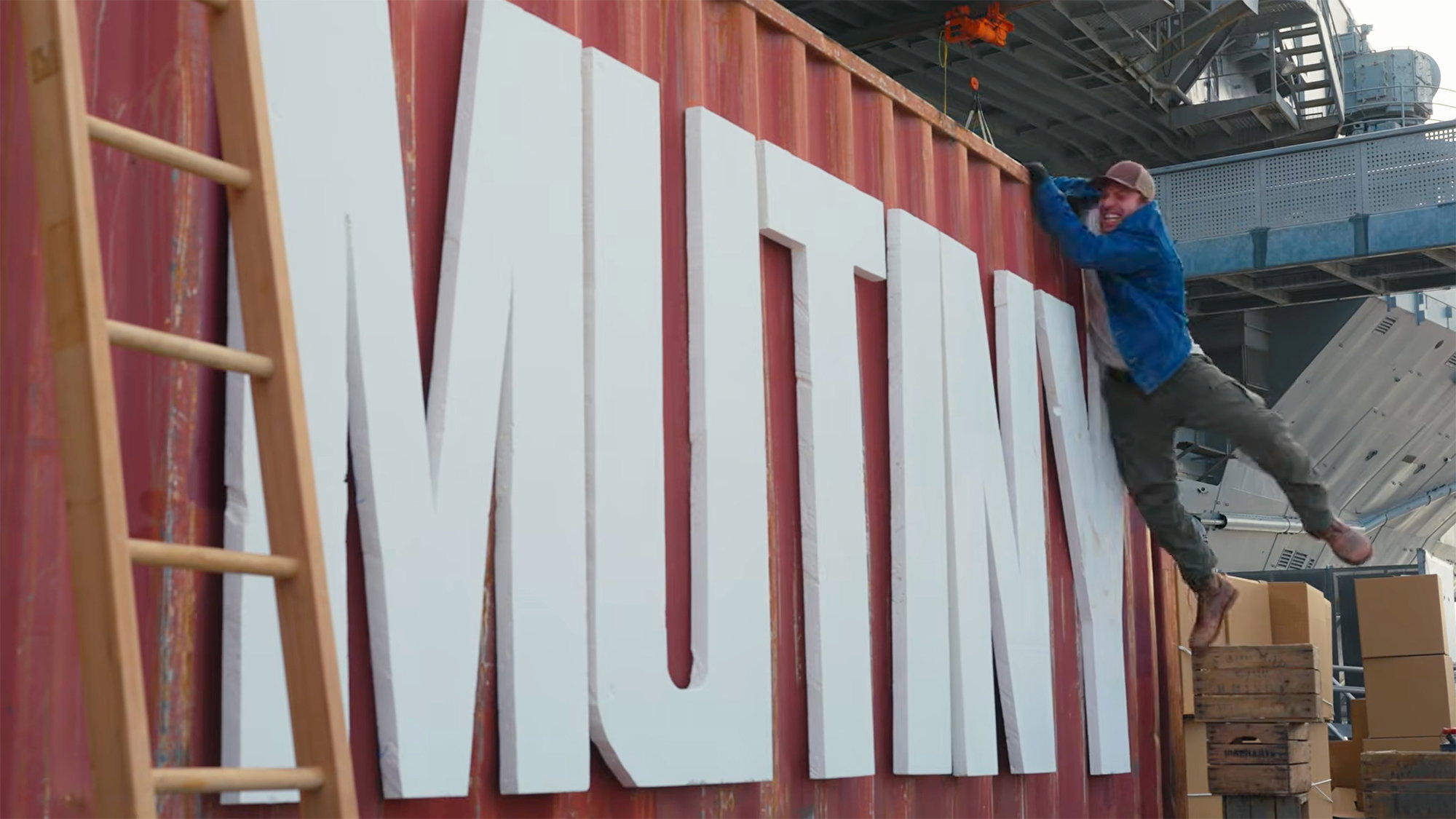 Watch: A Live Stunt Show Viral Marketing Promo for ‘Mutiny’ in NYC