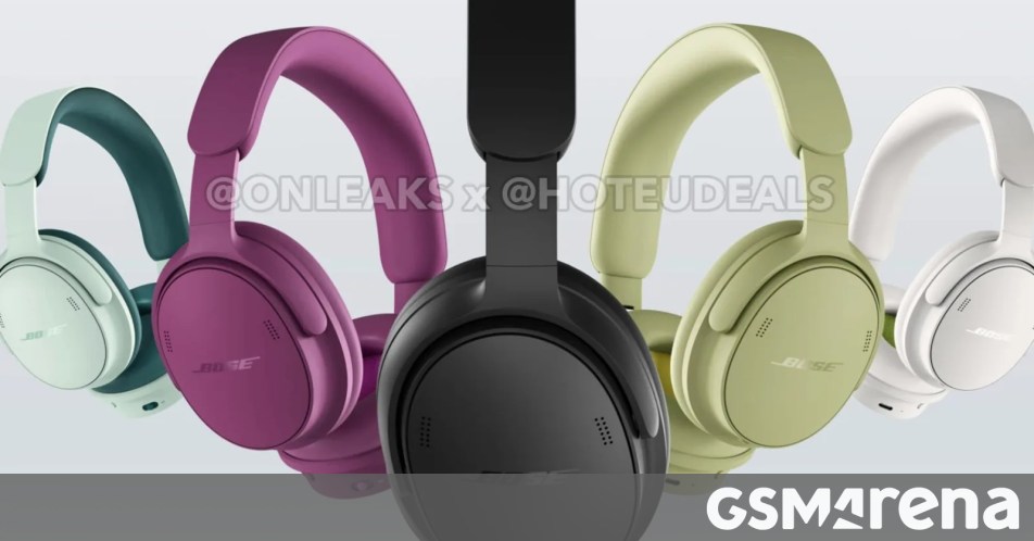 Leaked Bose QuietComfort (2nd Gen) renders reveal refreshed design, color options
