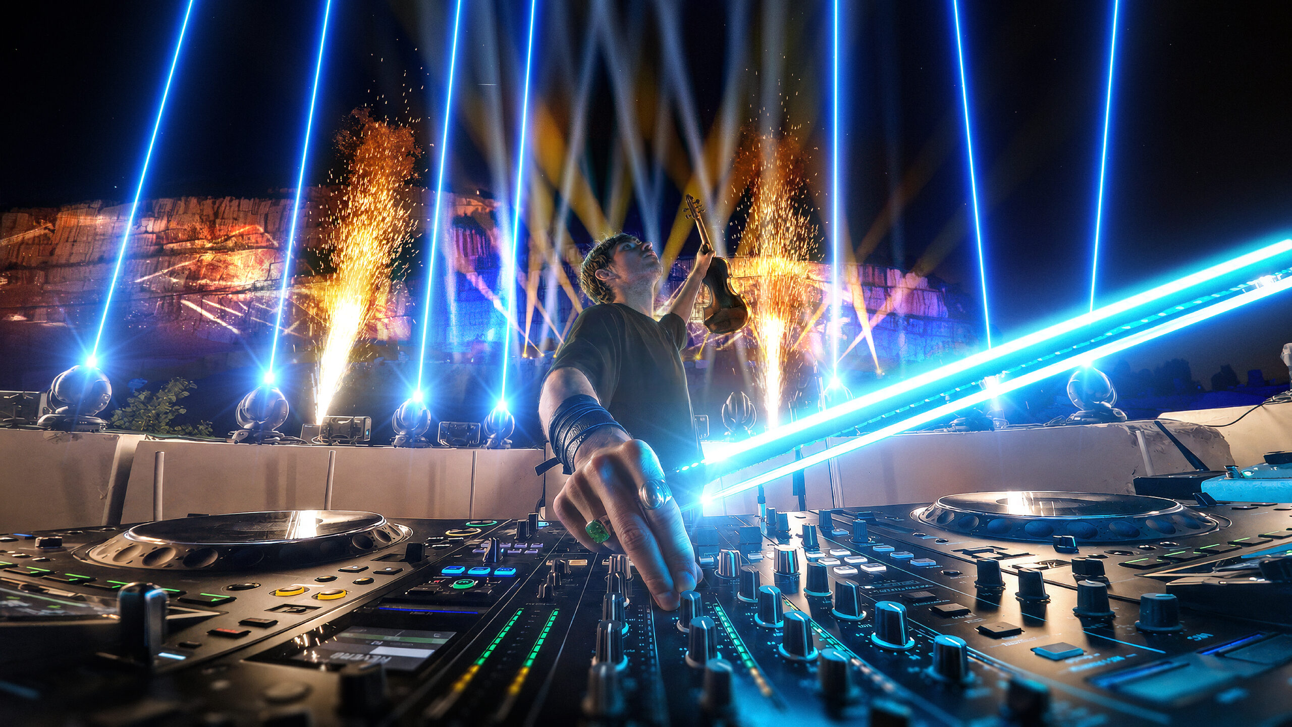 Electronic Violinist DJ Andrea Casta Releases ‘Fragments’ & ‘The Sound Of Marble’ Music Video