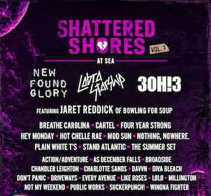 3OH!3, New Found Glory Headline New Shattered Shores Cruise