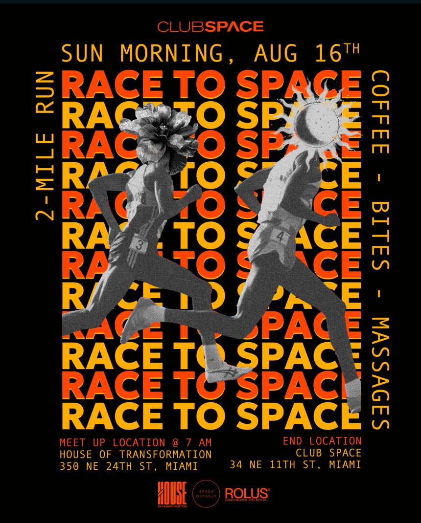 Miami’s Race to Space Combines Workout Rave With Club Space Night