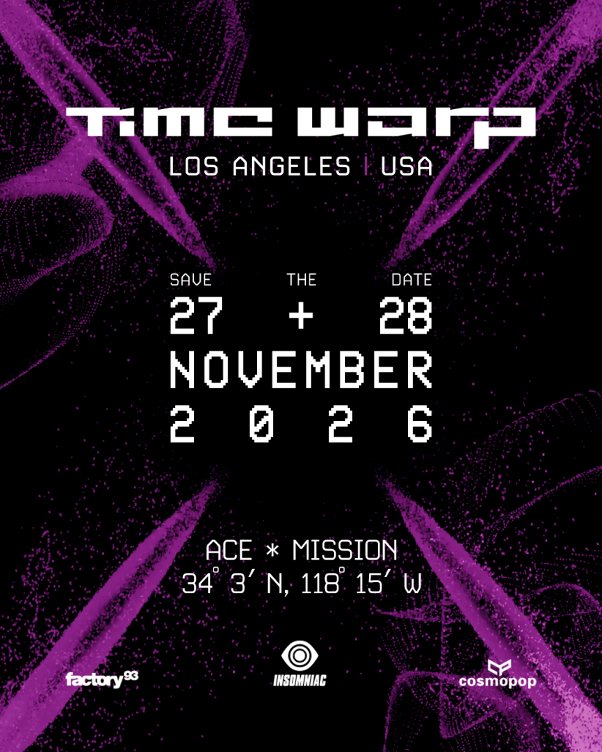 Time Warp Announces Debut Los Angeles Edition for Nov. 27-28