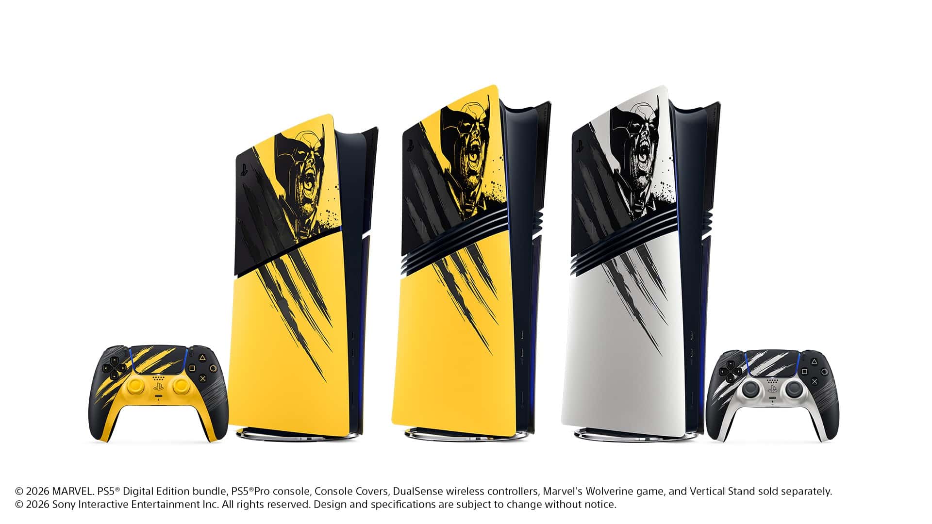 Sony Reveals Special Edition Marvel’s Wolverine Themed PS5 Consoles And Controllers