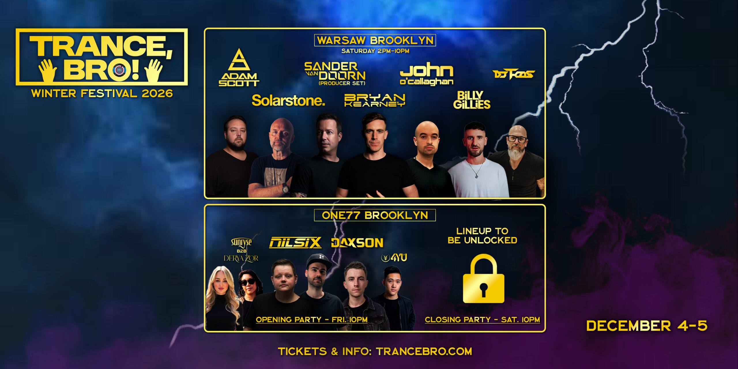 Trance, Bro! Winter Festival Hits Brooklyn This December