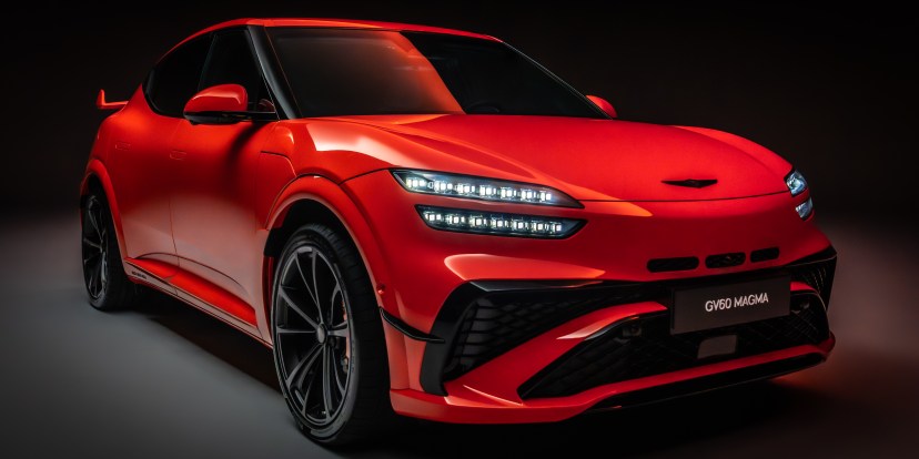 The Genesis GV60 Magma is a riot