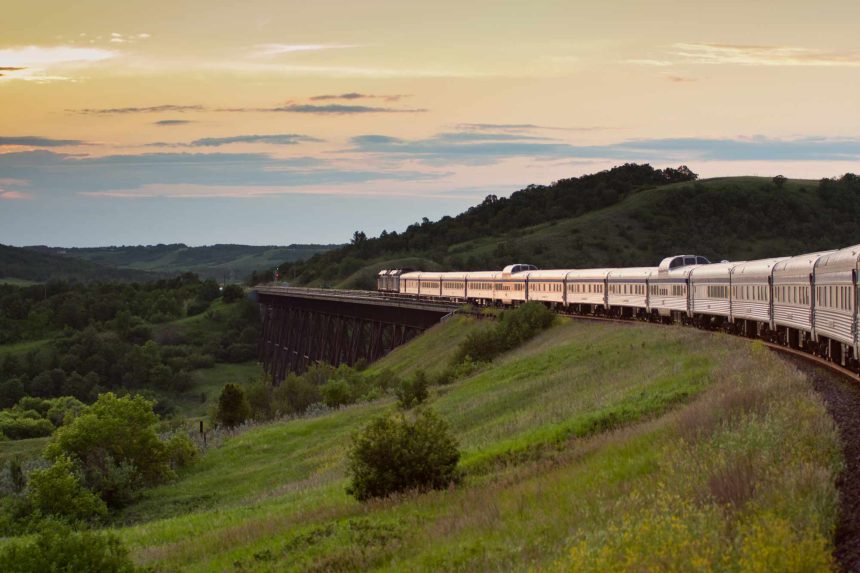 This Scenic 2,737-mile Train Route Is the Longest in North America—With Views of the Canadian Rockies