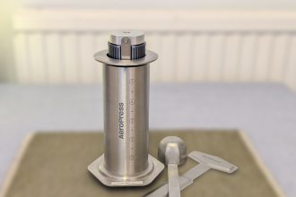 Stainless Steel AeroPress Review: Plastic-Free Brewing Has Never Been More Portable