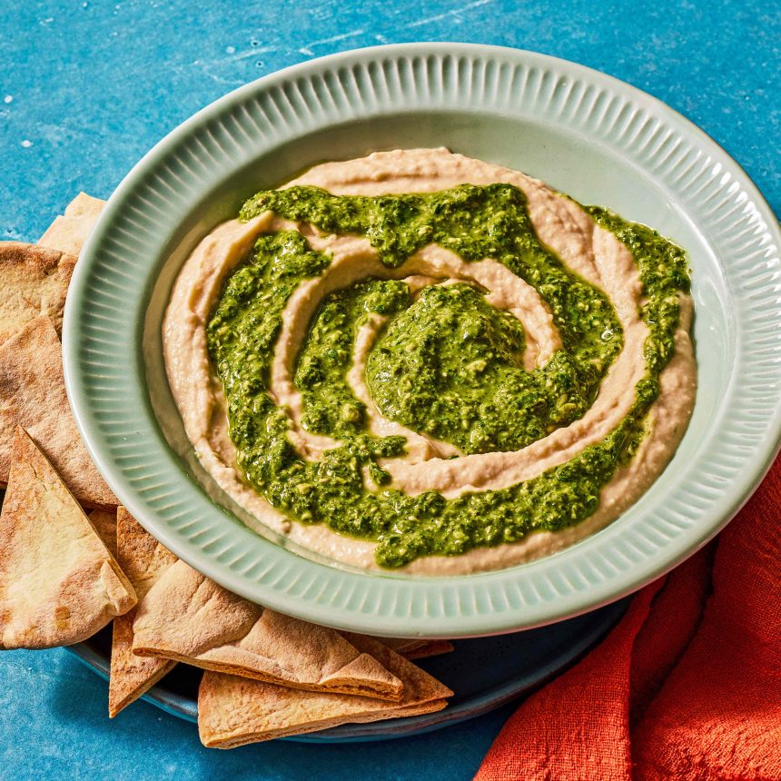 This Pesto-White Bean Dip Is Easy and Delicious