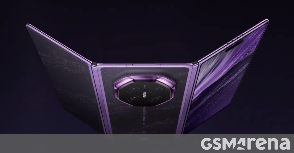 Here’s our best look yet at the inward-folding Huawei Mate XT 2 tri-fold launching next month