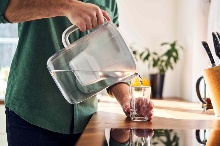 This Sleek Glass Pitcher Filters Out Forever Chemicals and Microplastics for Cleaner, Safer Water