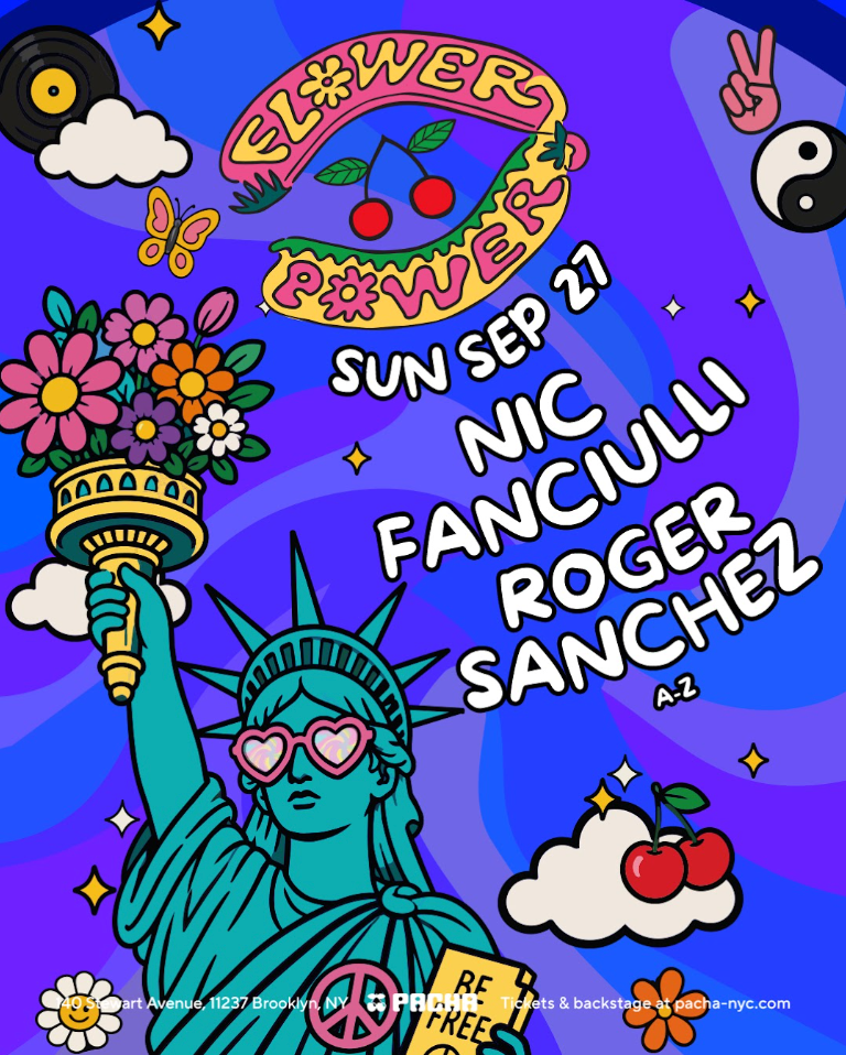 Nic Fanciulli and Roger Sanchez Headline Flower Power’s New York Debut at Pacha