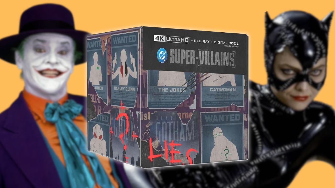 DC Villains 6-Film Limited Edition Steelbook Collection Glows in the Dark