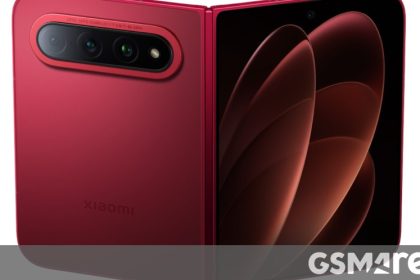 Xiaomi 18 Fold is here with the Xring O3 SoC, a wide format, and a cherry red colorway
