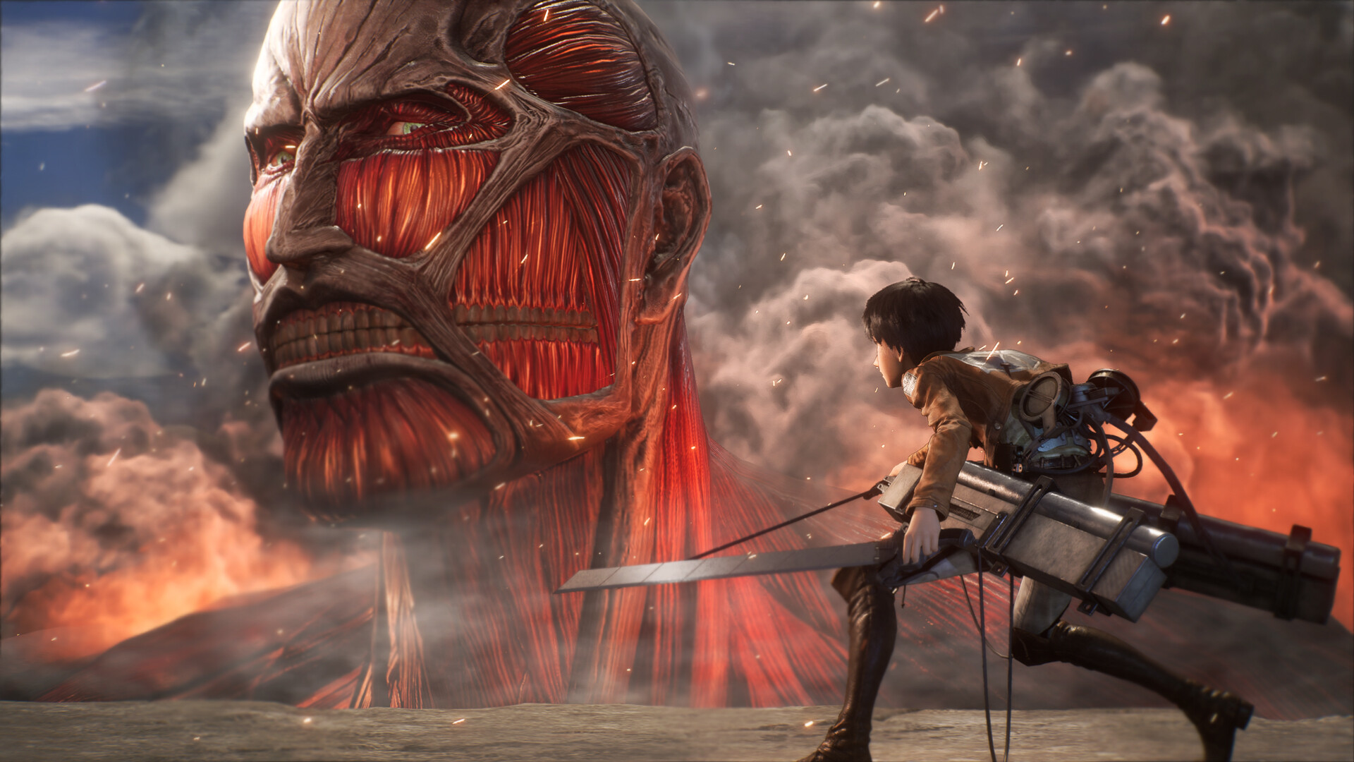 Attack On Titan 3 Lifts the Curtain on Its Opening Animation’s Key Visual