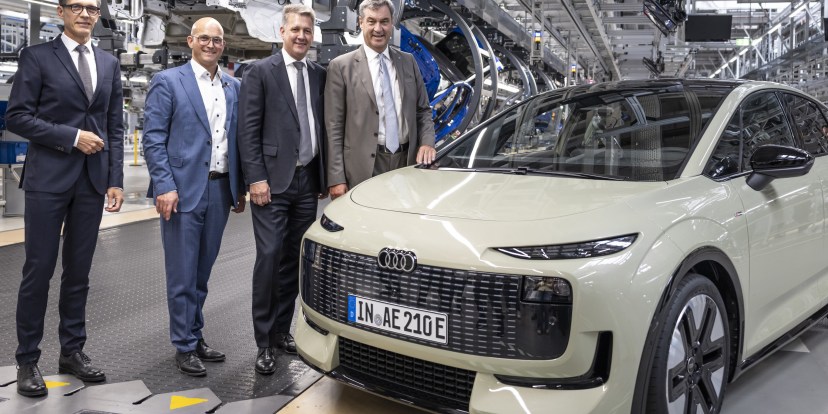 The new Audi A2 e-tron is already in production