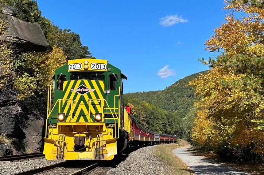 This Vintage Train Runs Through a Pennsylvania Gorge With Stunning Waterfalls—and It’s Breathtaking in the Fall