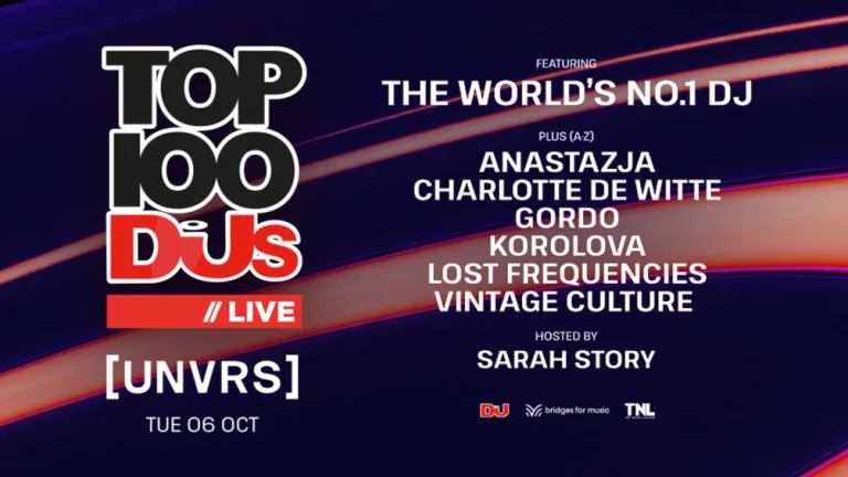 DJ Mag announces Top 100 DJs LIVE 2026 at [UNVRS] Ibiza