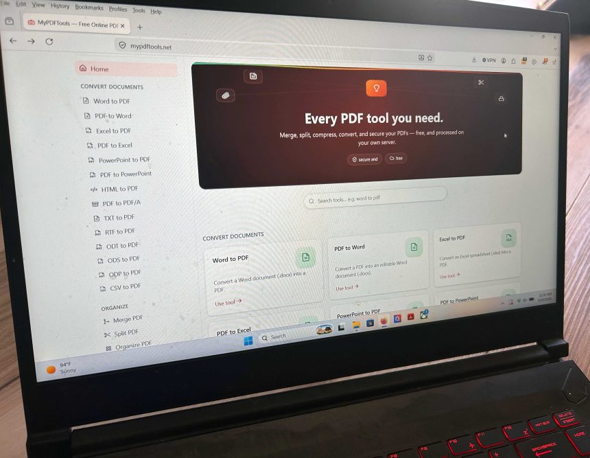 MyPDFTools review: A handy free PDF toolkit with some rough edges