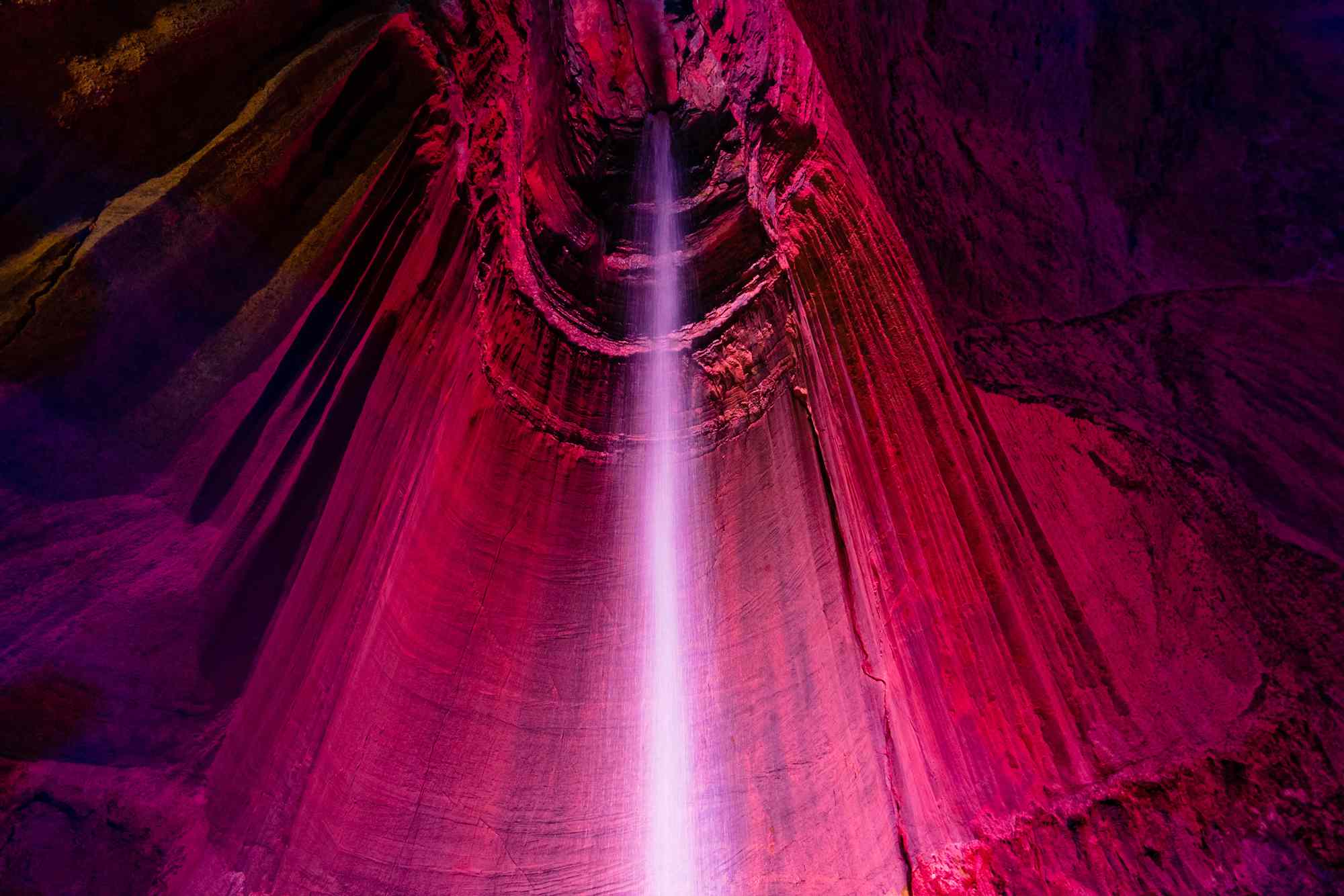 The Tallest Underground Waterfall You Can Visit in the U.S. Is Hidden Over 1,000 Feet Beneath a Tennessee Mountain Peak