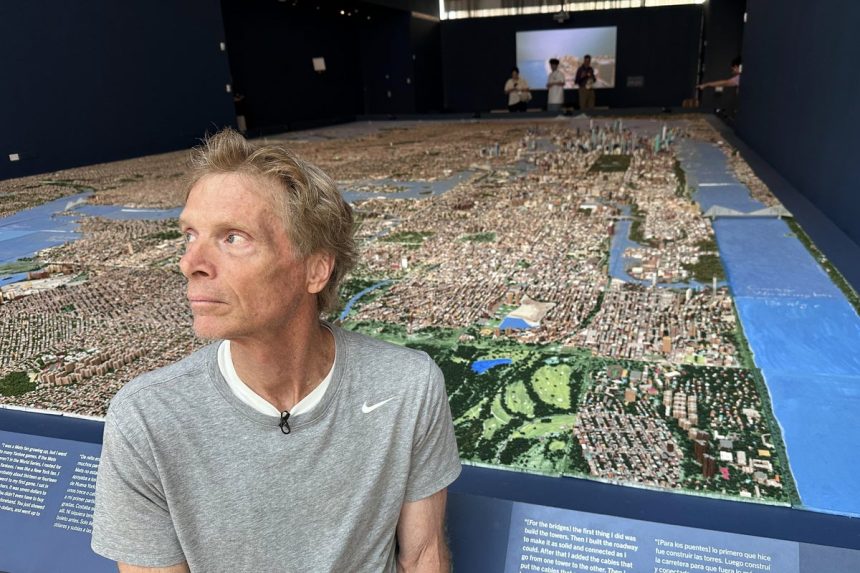 Truck driver’s 800,000-piece model of NYC draws big crowds to museum
