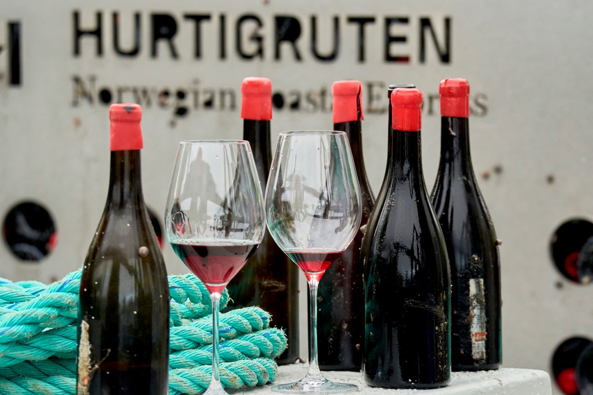 Why this cruise line chilled its barolo wine beneath the Arctic Ocean for a year