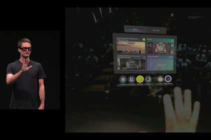 Watch Snap's CEO Demo Specs True AR Glasses Live On Stage