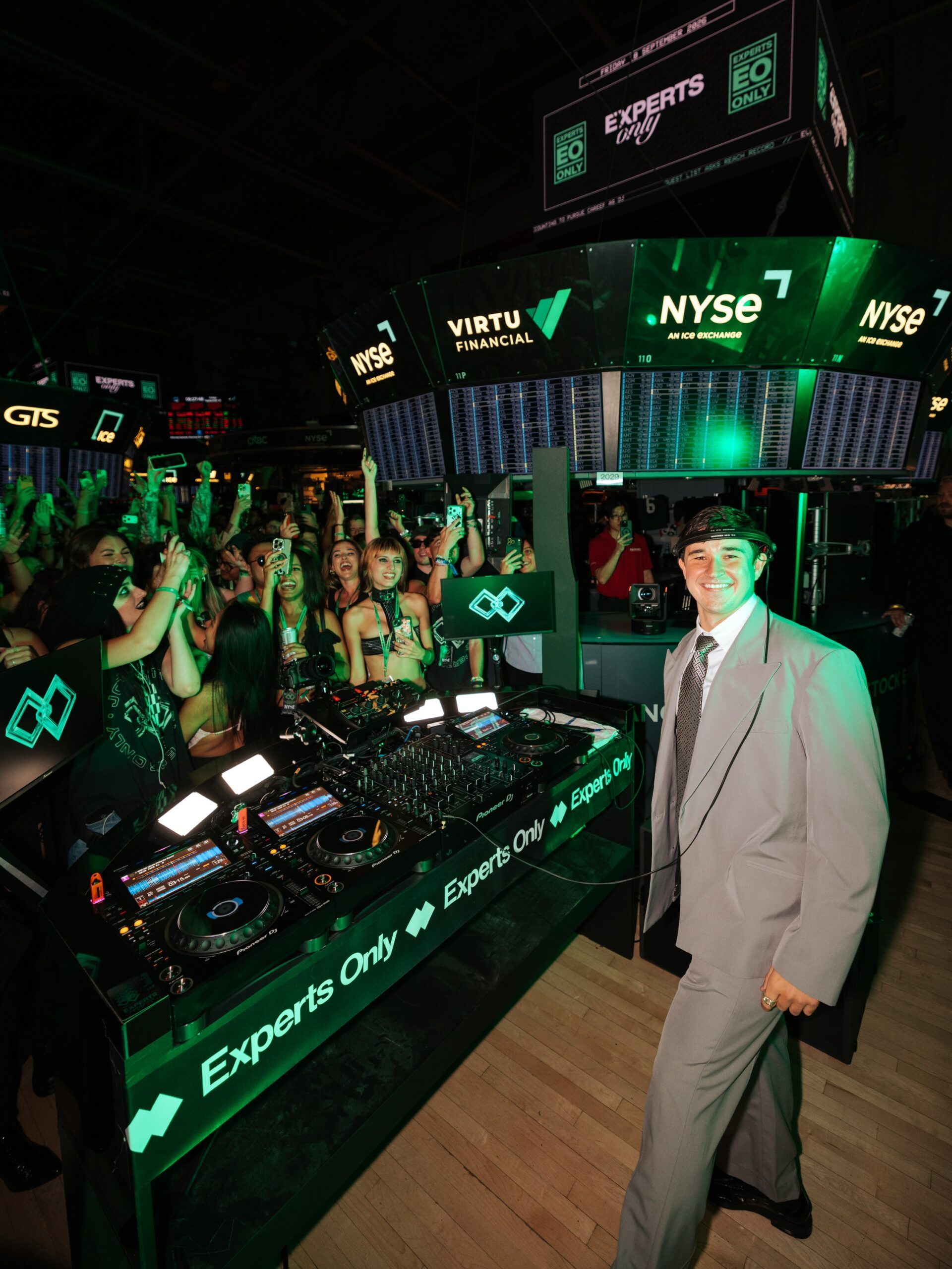 John Summit Takes Over New York Stock Exchange Trading Floor Ahead of Experts Only Festival