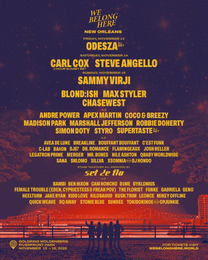 We Belong Here Announces New Orleans Debut Lineup