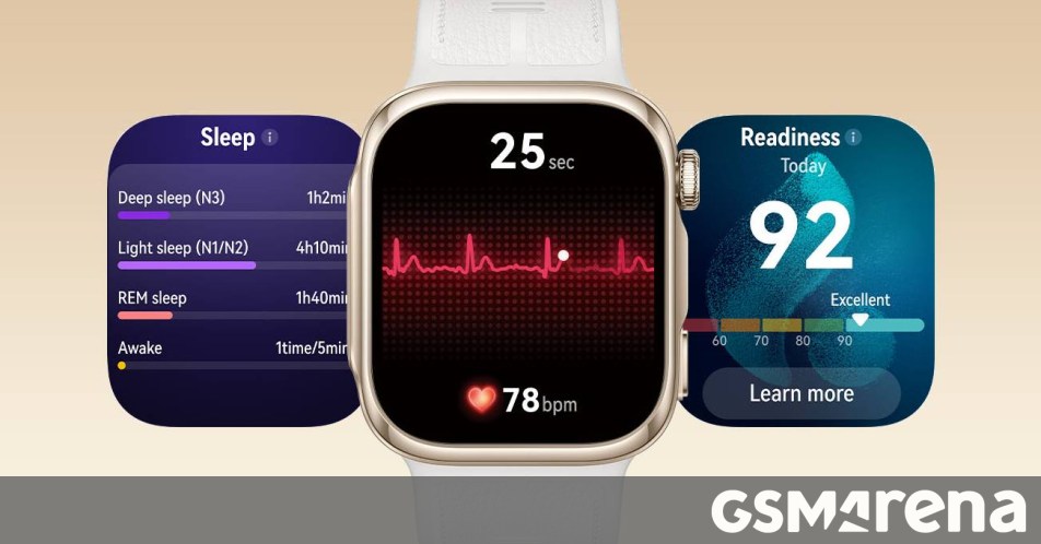 The Huawei Watch D3 is now available in Europe, comes with a free smart bathroom scale