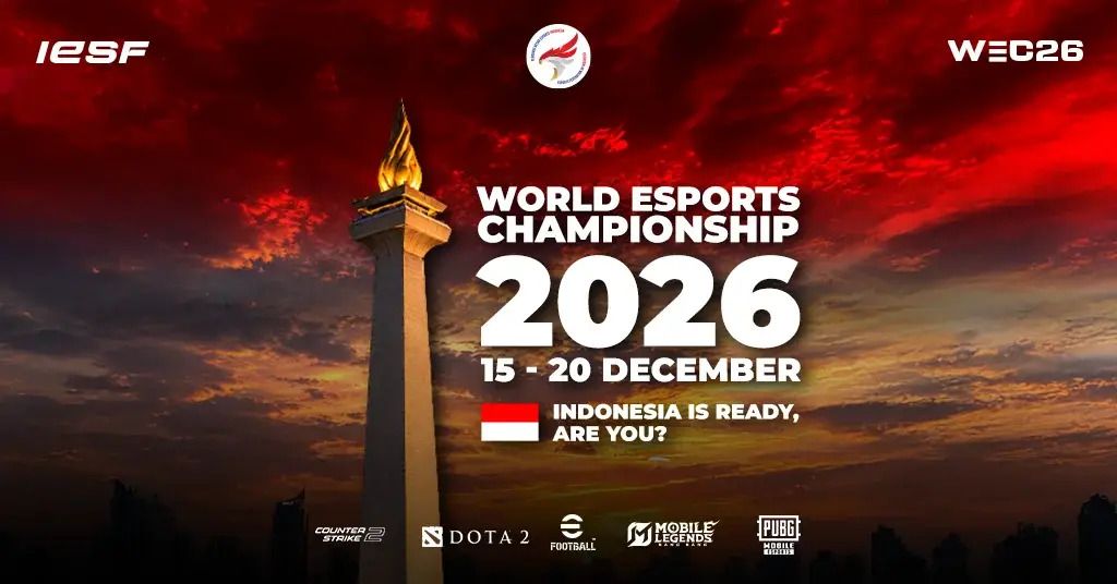 Indonesia to Host the IESF World Esports Championship 2026