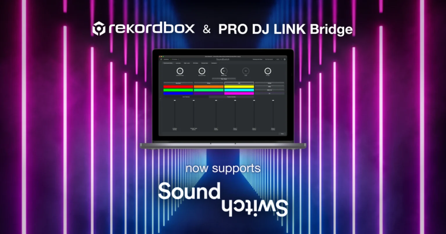 AlphaTheta Adds SoundSwitch Support to rekordbox, PRO DJ LINK