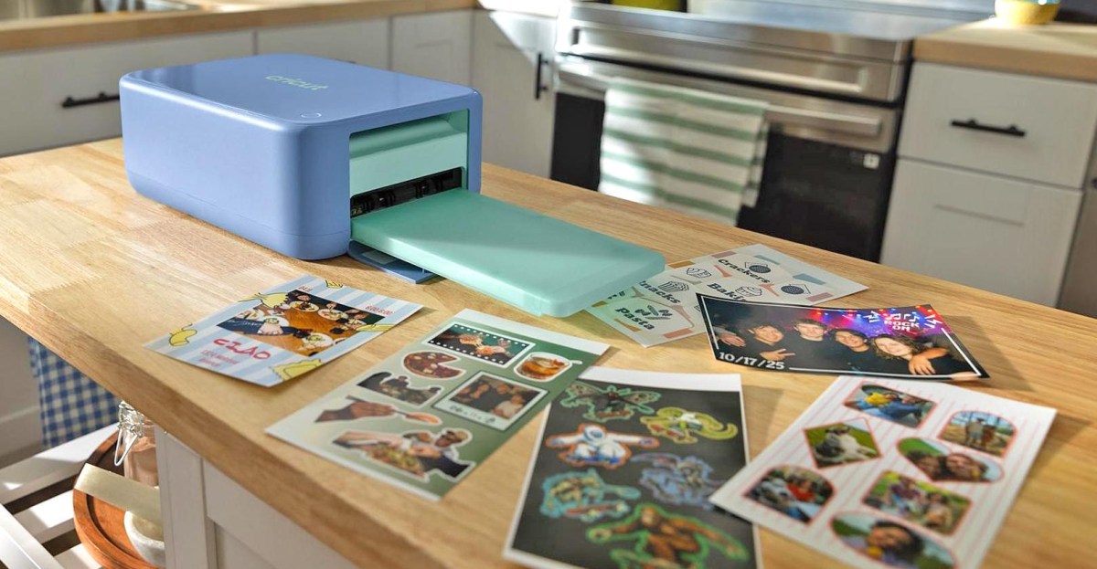 Cricut’s new compact crafter prints, cuts, and laminates stickers