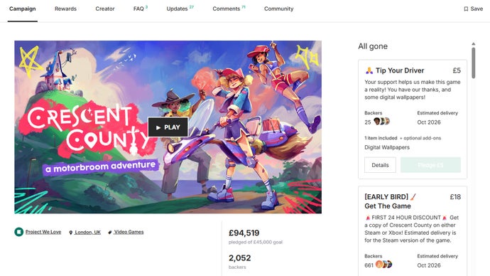 “Crowdfunding is fundamentally a marketing and a community exercise” – What developers need to know about funding a game with Kickstarter in 2026