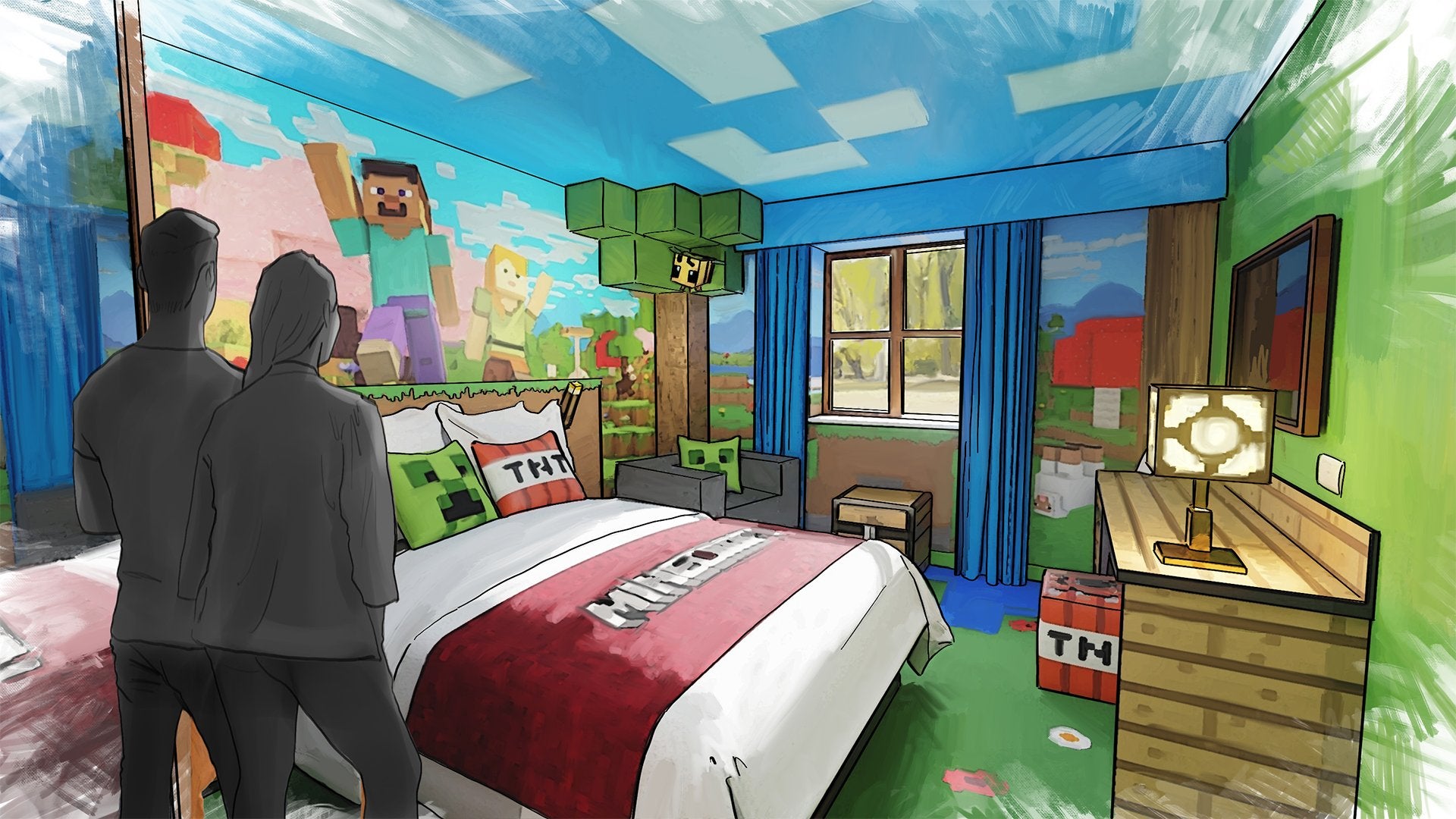 World’s First Official Minecraft Hotel Revealed for 2027, First Ever Minecraft Rollercoaster Named