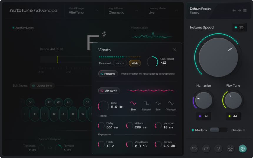 AutoTune’s Latest Version “AutoTune Advanced” is Here