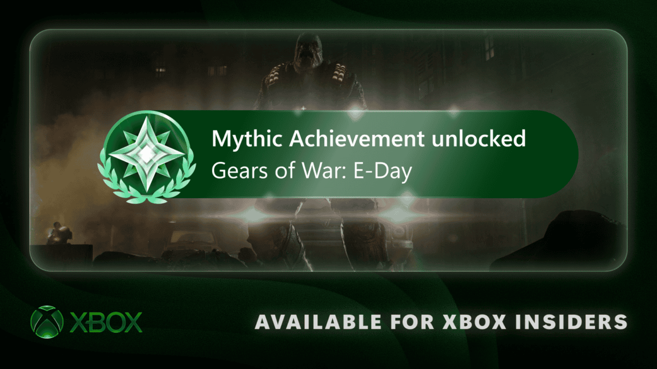 XBOX Has Introduced Mythic Achievements, Their Answer To PlayStation’s Platinum Trophies