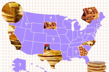 Mapped: Is Your State’s Most Popular Breakfast Pancakes or Waffles?